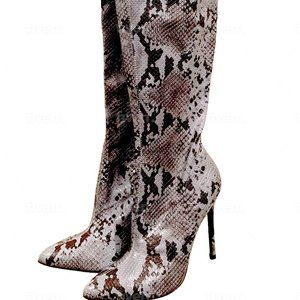 Pythonette Over The Thigh Boot